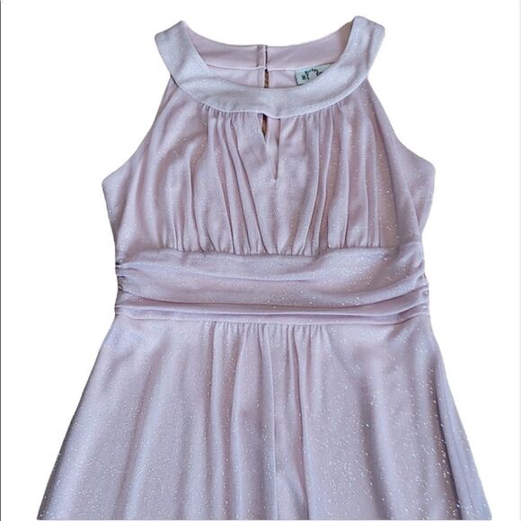 Full length Gown, Stretchy Pink Sparkly, Prom, Evening, Cruise - Picture 1 of 10